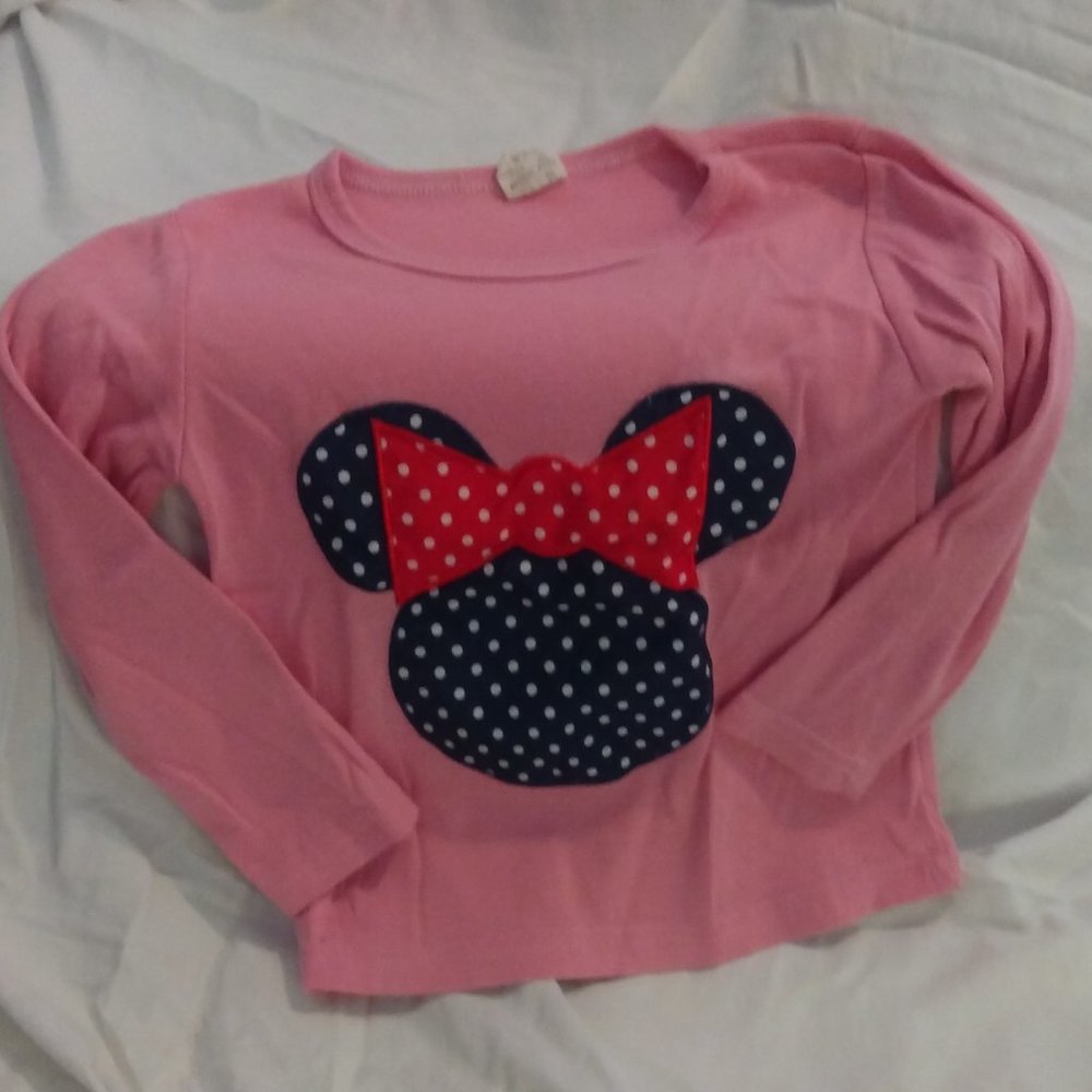 MINNIE MOUSE Polka dot top long sleeve